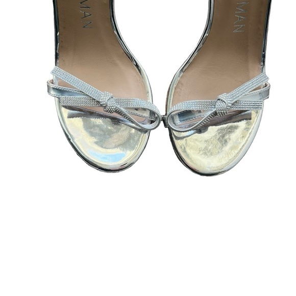 Stuart Weitzman - Nudist Bow 75 Heeled Strappy Sandal Sz 7 - Picture 4 of 12
